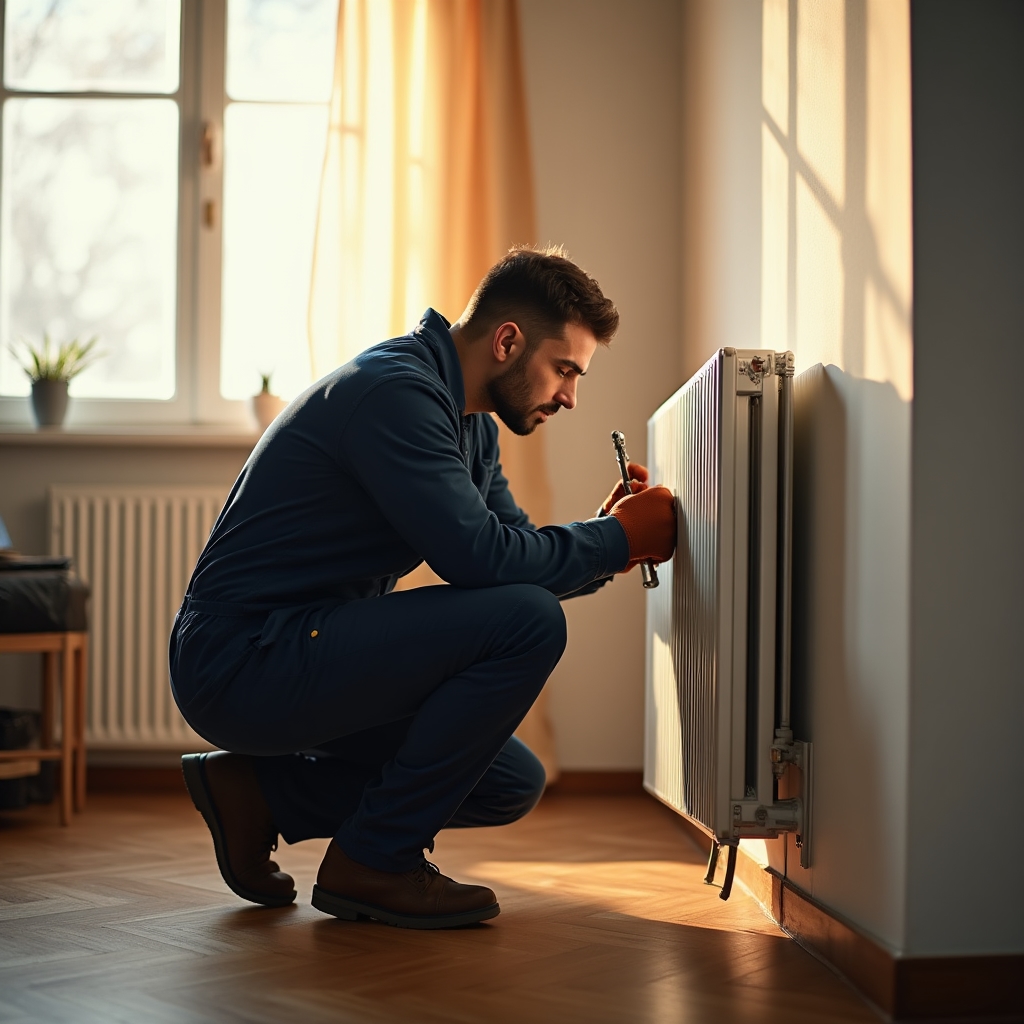 Профессиональный монтаж радиатора отопления в квартире